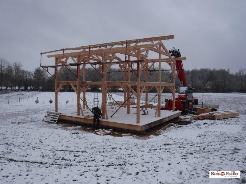 Maison en paille à Chasseneuil du Poitou (86)